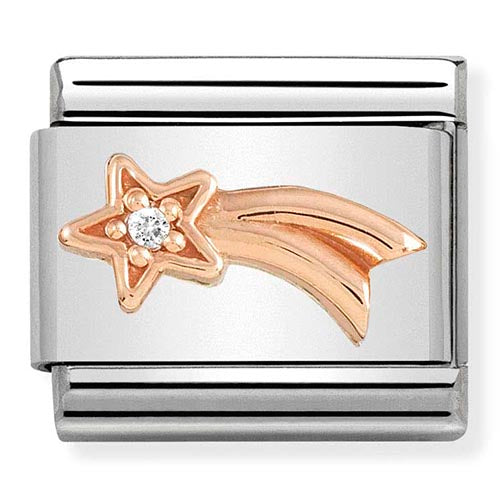 Nomination Rose Gold Shooting Star Charm