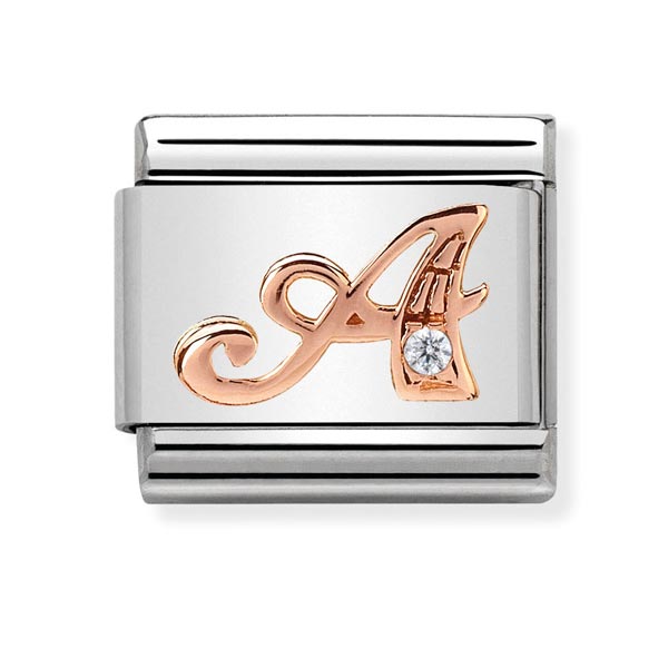 Nomination CZ Letter A Charm