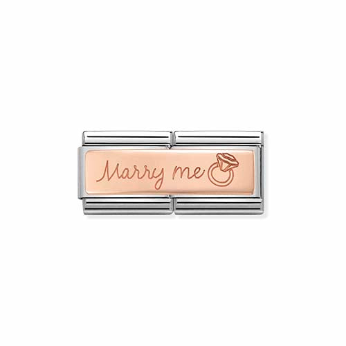 Nomination Rose Gold Double Marry Me Charm