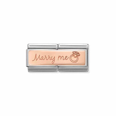 Nomination Rose Gold Double Marry Me Charm