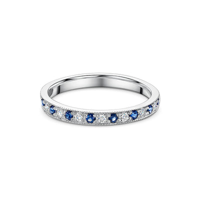 Sapphire & Diamond Band