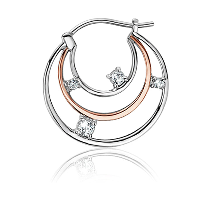 Clogau Awyr Y Nos Drop Earrings Close up