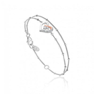 Clogau Kiss Double Chain Bracelet