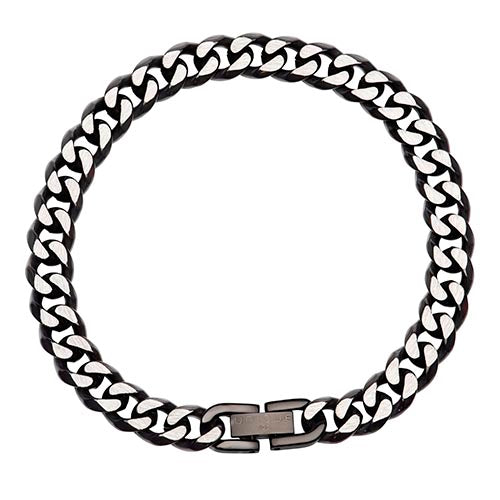 Stainless Steel Polished Black Gents Bracelet