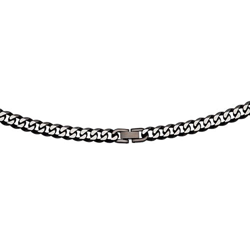 Stainless Steel Black Colour Gents Chain 50cm