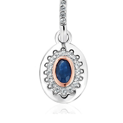 Clogau Princess Diana Sapphire Drop Earrings