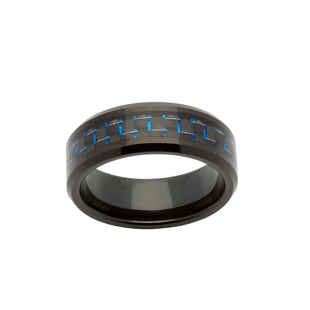 Tungsten Two Colour Band 8mm