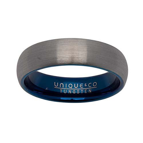 Tungsten Two Colour Band 6mm