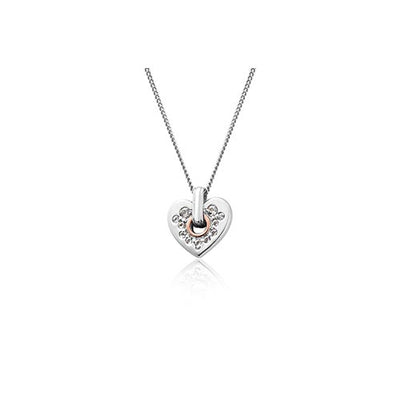 Clogau Cariad Sparkle Small Heart Pendant Necklace
