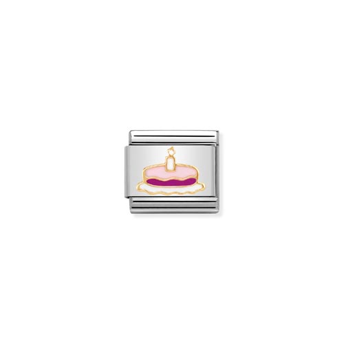 Nomination Enamel Birthday Cake Charm