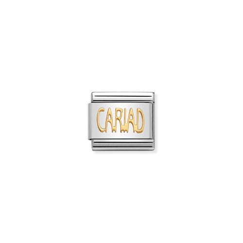 Classic Gold Cariad Charm