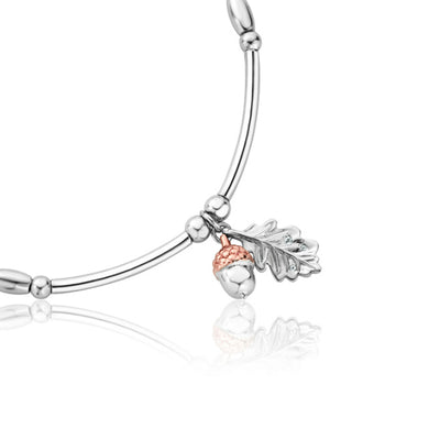 Clogau Royal Oak Leaf Affinity Bead Bracelet