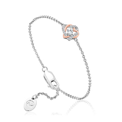 Clogau Always in my Heart White Topaz Bracelet