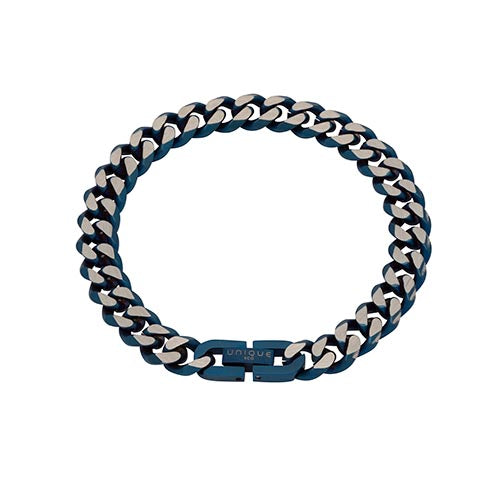 Stainless Steel Matt Blue Gents Bracelet