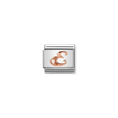 Nomination CZ Letter E Charm