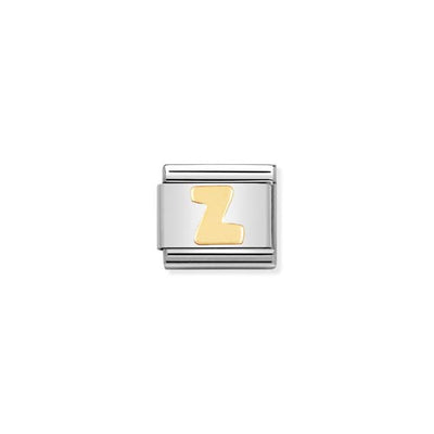 Classic Gold Letter Z Charm