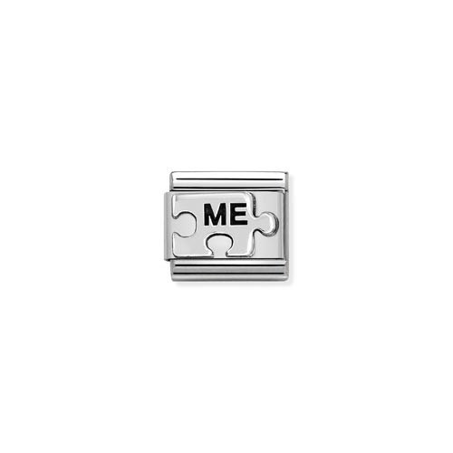 Silvershine Me Jigsaw Piece Charm