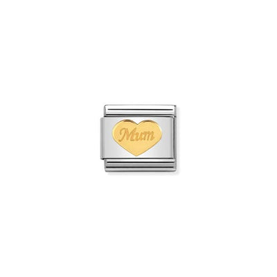 Classic Gold Mum Charm