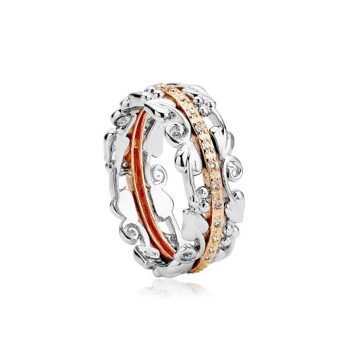 Clogau Silver & Gold Am Byth Ring